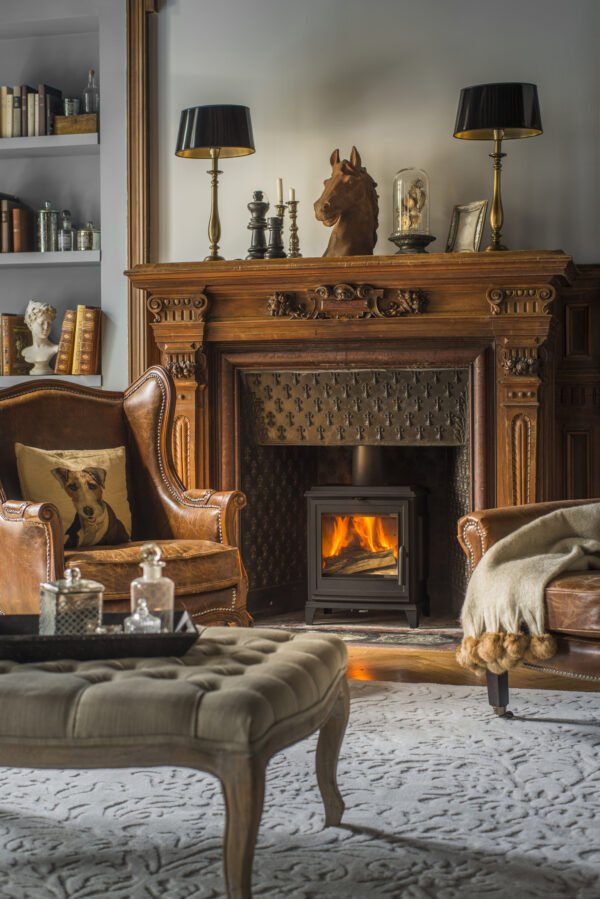 P945046 - POÊLE SEDAN S ÉMAILLÉ IVOIRE