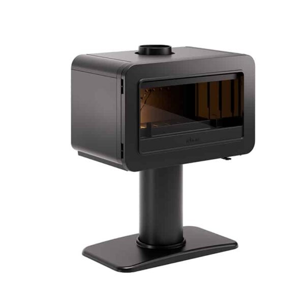 Poêle à Bois en Fonte Wilson sur Pied Raccordable