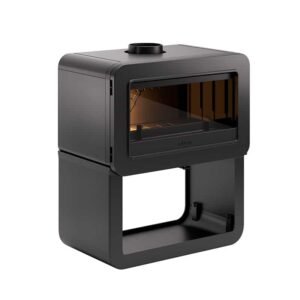 Poêle à Bois en Fonte Wilson sur Banc Raccordable