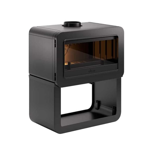 Poêle à Bois en Fonte Wilson sur Banc Raccordable