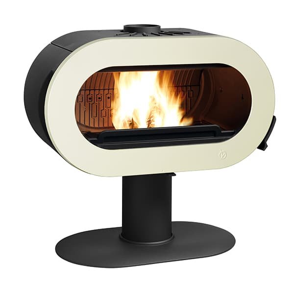 Poêle à Bois en Fonte Fifty Plus sur Pied