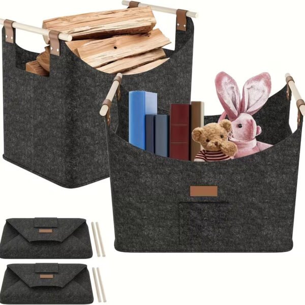 Sac de rangement bois XXL